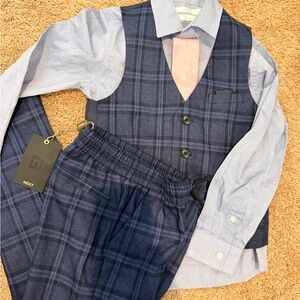4 piece boy formal suits set